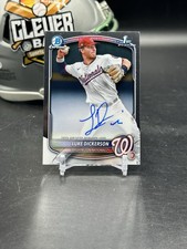 Luke Dickerson 2025 Bowman Chrome 1st Auto #CPA-LDI Nationals (DC)