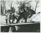 Ken Dahlberg Signed 8x10 World War II WW2 B&W Photo AUTO AI-Verified COA