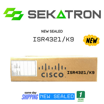   New Sealed Cisco ISR4321/K9 Integrated Services Router  Fast Shipping