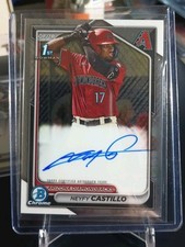 2024 Bowman Chrome Neyfy Castillo 1st Prospect Auto Diamondbacks