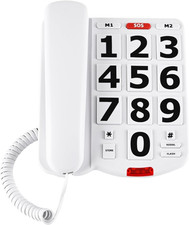 Large Button Phones for Seniors, Land Line Phones for Elderly - Big Button Home