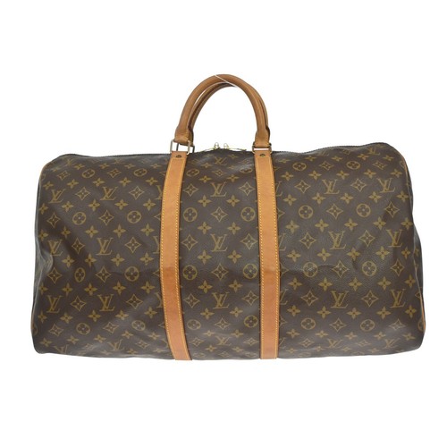 Best05 LOUIS VUITTON KEEPALL BANDOULIERE 55 BAG MONOGRAM M41414 TH1904 RQ03636