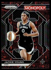 2024-25 Panini Prizm Monopoly WNBA Red Classic Icons Olivia Epoupa Rookie