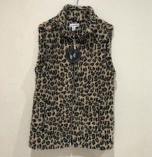 Calvin Klein Vest Animal Prints Leopard Teddy Bear XS