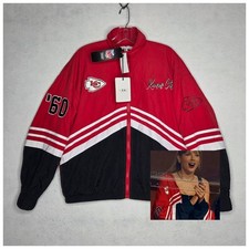 Kansas City Chiefs NWT Taylor Swift Small Windbreaker Jacket WEAR Erin Andrews