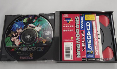 Compile SHADOWRUN Sega Mega CD Japan Retro Game