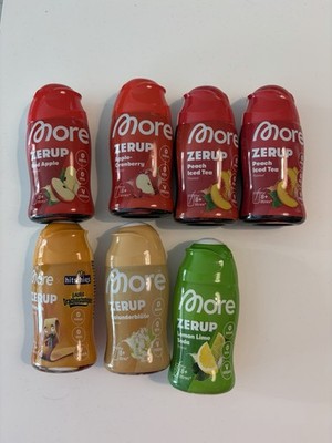 More Nutrition Zerup Set, OVP! Red Apple, Ice Tea, Sprite Lemon, Saure Drachenz