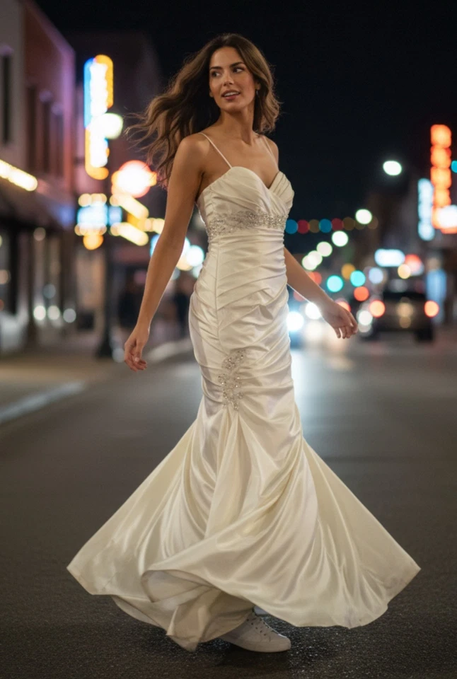 Vestido de novia sinceridad talla 12 Foto 3 de 4