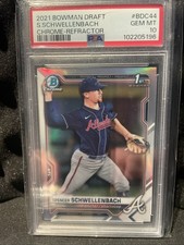 2021 Bowman Chrome Spencer Schwellenbach 1st Bowman Refractor PSA 10