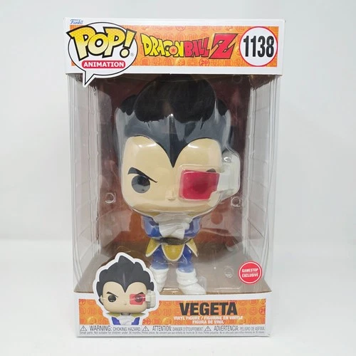 Funko Pop! Vinyl Jumbo 10 in: Dragon Ball - Vegeta - GameStop (Exclusive) #1138