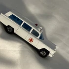 Matchbox Lesney Superfast No 54 S&S White Cadillac Ambulance Made in England Car