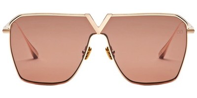 Valentino V-Goldshield Titanium Navigator Sunglasses - VLS-137B