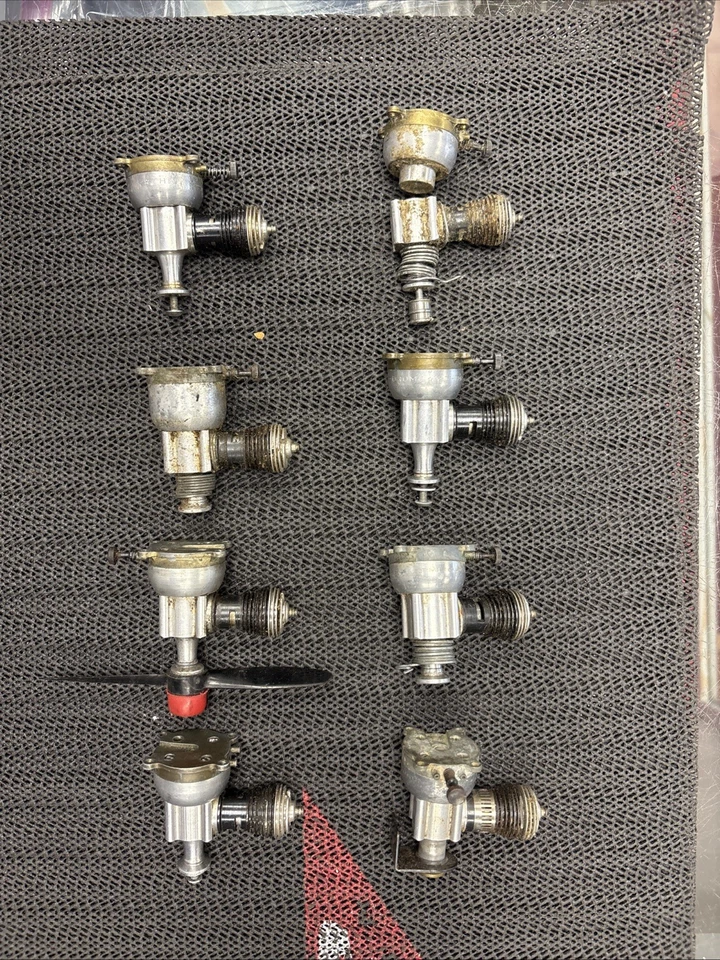 Cox .049 Airplane Engines LOT of (8) Used - Image 2 of 2