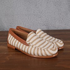 GH Bass Shoes Womens 7 Striped Weejuns Whitney Venetian Loafer Slip On Casual