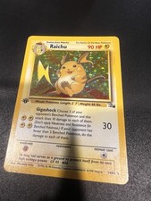 Raichu 14/62 Fossil Holo for sale online | eBay