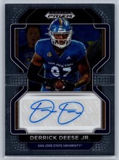 2023 Panini Prizm Draft Picks #RA-DDJ Derrick Deese Jr. Silver San Jose State