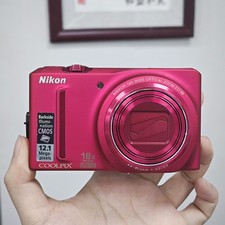 Nikon COOLPIX S9100 12.1MP 18x HDMI Digital Camera Black English Languege