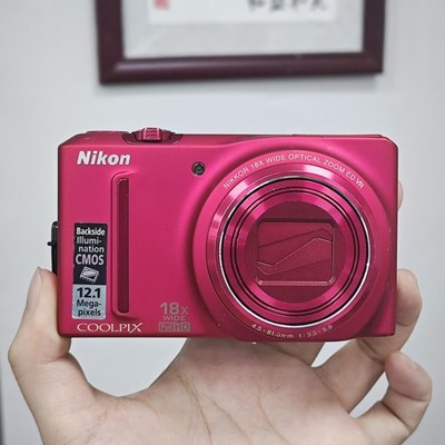 Nikon COOLPIX S9100 12.1MP 18x HDMI Digital Camera Black English Languege