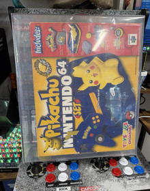 2000 Nintendo 64 Pikachu Set Toys R Us Exclusive Pokemon Console VGA 80 Sealed