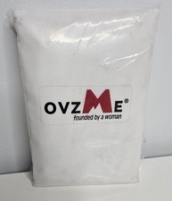 Lot of 2 OVZME Voile Sheers White Curtains 40" x 84" S2 Window Drapes