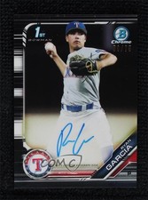 2019 Bowman Draft Chrome Pick Black Refractor 50/75 Ryan Garcia Auto 0vs5