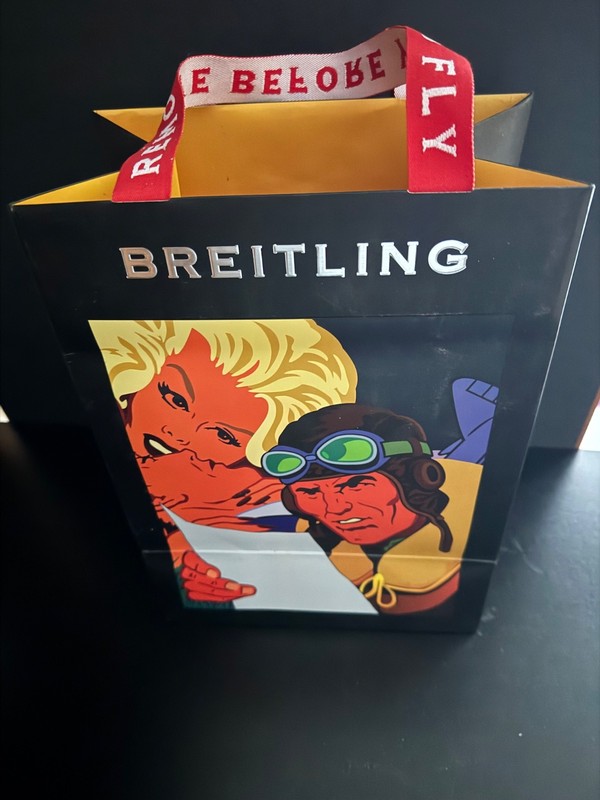 Breitling Boutique Bag - Cartoon - Official Bag - Watches Collectors