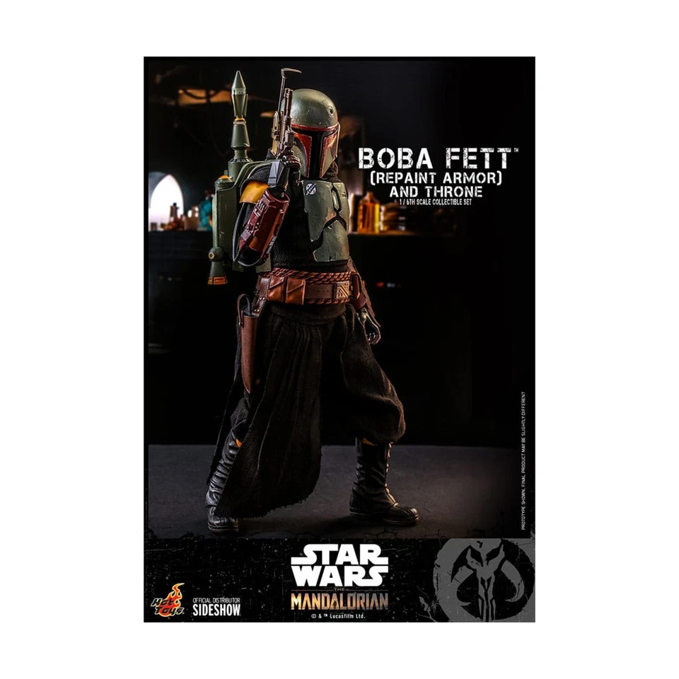 Sideshow Star Wars Boba Fett y Trono (Armadura de Pintura) (1/6) (Juguetes Calientes) Nuevo Foto 2 de 2