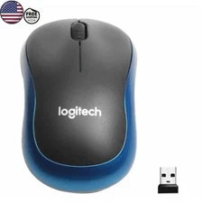 Logitech M185 Wireless Mouse 2.4Ghz USB 1000DPI Mice USB Receiver Mute Optical N
