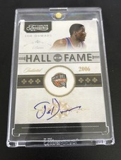 2010 Timeless Treasures Hall of Fame Gold Signatures /25 Joe Dumars #17 Auto HOF