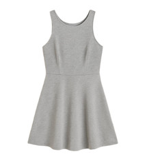Forever 21 Womens Gray A-line Knit Mini Dress Size Small