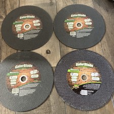 (4) 12” Masonry Cut Off Wheel Blade Gator 9670 12" x 1/8" x 1" New For Gas Saws