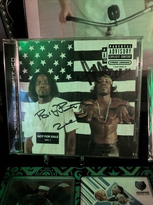 Andre 3000 Big Boi Outkast Stankonia Dually Signed CD Cover PSA RARE A