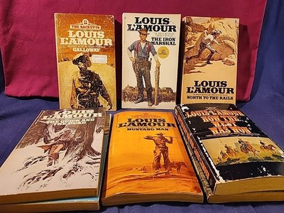 Louis L'amour Paperback Books Lot of 8 Westerns