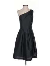 Alfred Sung Women Black Cocktail Dress XXS