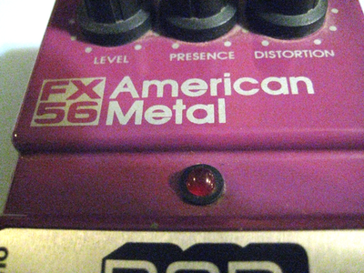 ギター DOD FX56 American l Vintage DOD FX56 American Metal Distortion Guitar Effect Pedal USA