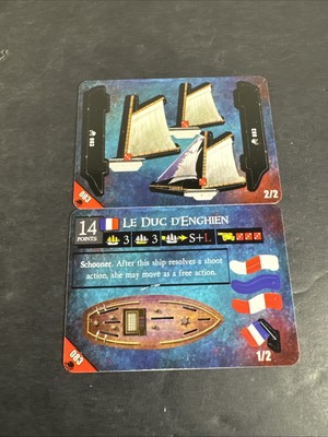 WizKIds Pirates of Davy Jones' Curse #083 Le Duc d'Enghien (Common) schooner new