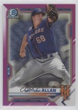2021 Bowman Chrome Prospects Fuchsia Refractor /199 Matthew Allan #BCP-211 s7f