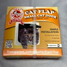 Ideal Pet Products Cat Flap Small Cat Door for Housecats 6-1/4"x6-1/4" NIB