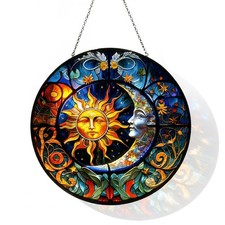 Stained Glass Window Hanging,suncatcher Stained Glass kit,Stained Glass Ornam...