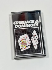 Vintage Atari 400/800 Cribbage & Dominos Kassettenspiel Programm 1982