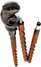 36'' Antique Brass Octopus Head Handle For Handmade Wooden Walking Stick Cane