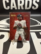 2022 Wild Card Matte Bailey Zappe #MB-5 Touch Football Chase Red /10