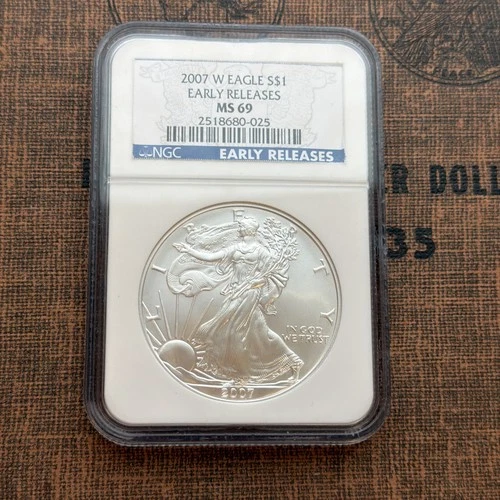 NGC 2007-W MS69 American Silver Eagle 🇺🇸