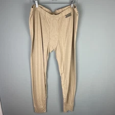 XGO Men's 2XL Flame Resistant Long Underwear Base Layer Pants Tan