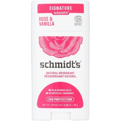 Schmidts Schmidt'S Rose & Vanilla Natural Deodorant Aluminum Free