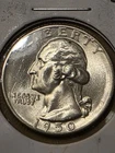 1950-D Washington Quarter BU Uncirculated MS 90% SILVER 25c US Coin From OBW