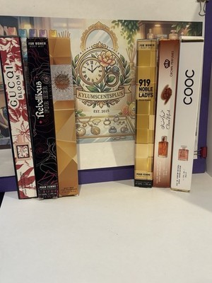 Woman s Perfumes Assorted Fragrances Bundle Of 6 Travel Size 35ml.