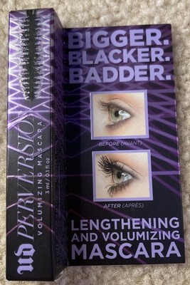 NEW NIB Urban Decay Perversion Volumizing Mascara Travel Mini Black 3ml/0.1oz