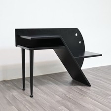 Paolo Pallucco Attr. Panchetta Con Tavolino E Portariviste Postmoderno Anni 80 