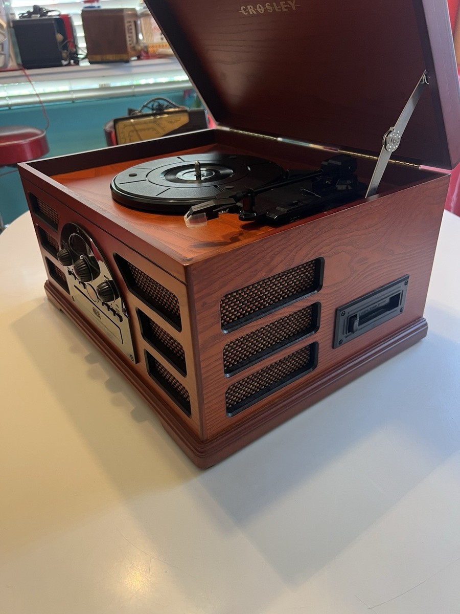 Crosley CR66 Turntable Record Cassette Radio Player TESTED ALL Crosley CR66 Turntable Record Cassette Radio Player TESTED ALL